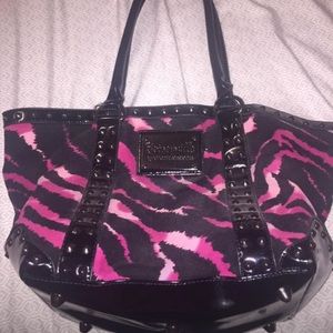 Betsey Johnson zebra purse